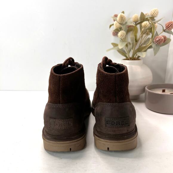 Sorel Carson Chukka Waterproof Boot Blackend Brown/Khaki NM4985-205 Men 10 - Picture 2 of 9